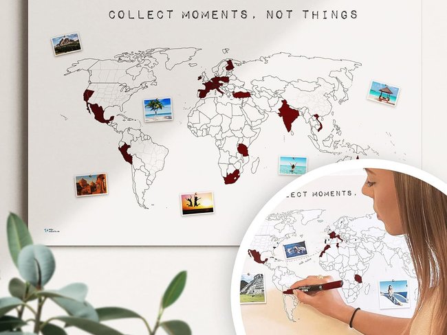 Weltkarte für Kinder – Weltkarte "Collect Moments"