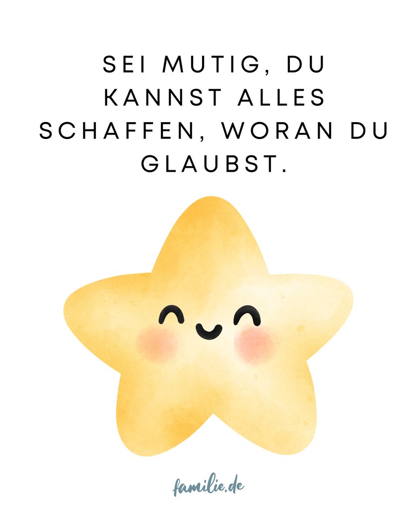 Affirmationen für starke Kinder - sei mutig