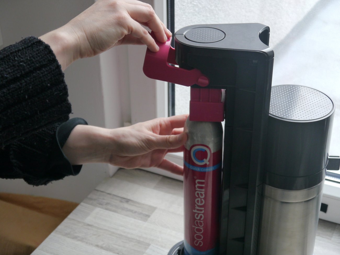 Soda Stream Quickzylinder wechseln Soda Stream Quickzylinder wechseln