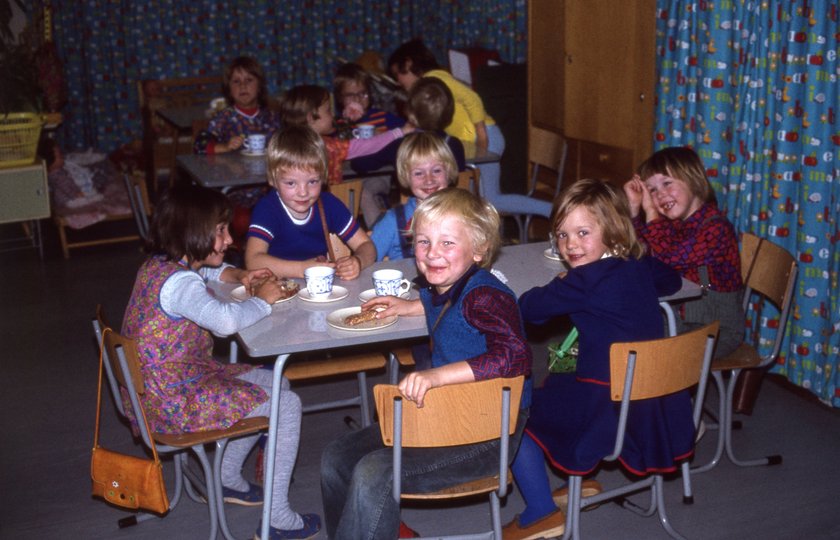 Kindertagesstätte, Leipzig, DDR, Oktober 1976 