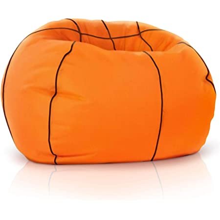 Sitzsack für Kinder von Green Bean in Basketball-Optik.