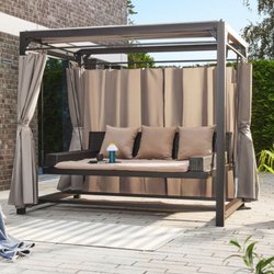 57 % Rabatt! Luxus-Pavillon mit Schwebeliege jetzt bei Aldi