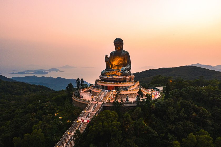 Tian Tan Buddha in Hong Kong, China