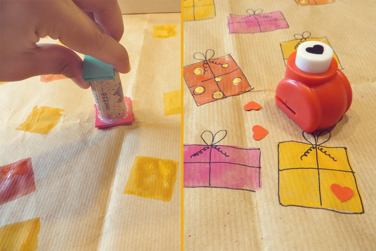  Foto zu 9 tolle DIY-Ideen für individuelles Geschenkpapier 