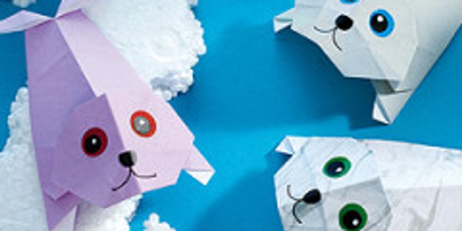 Origami Tiere Falten Robbe Familiede