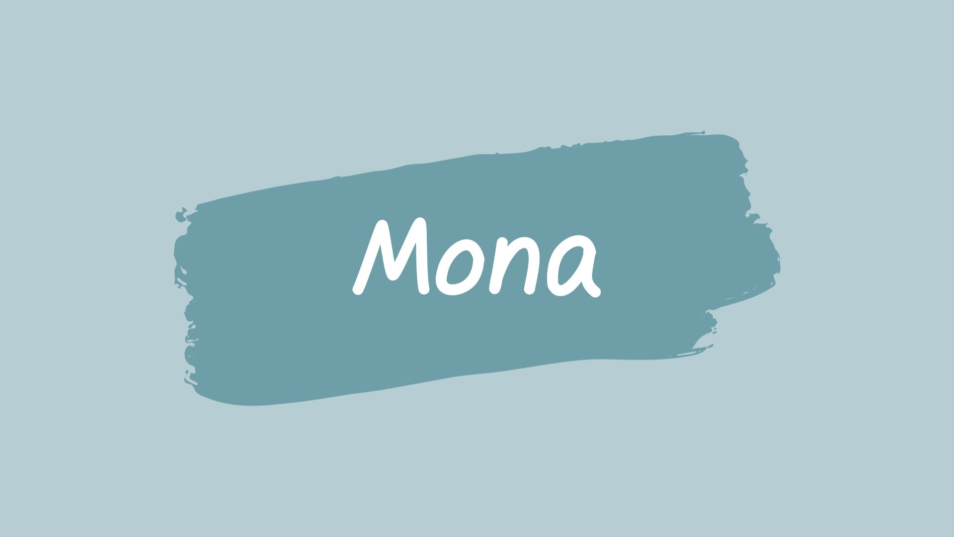Was Bedeutet Der Name Mona www.familie.de
