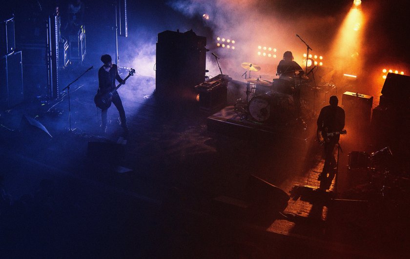 Konzertbühne beim Rockkonzert