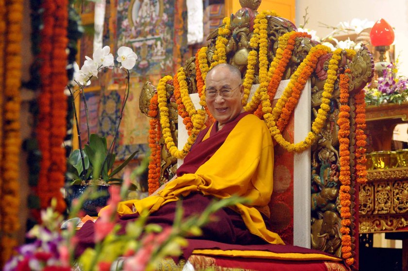  News Themen der Woche KW 36 News Bilder des Tages DHARAMSHALA, INDIA SEPTEMBER 3: Tibetan spiritual leader the Dalai Lama during a prayer session at the Tsuglagkhang Temple, on September 3, 2018 in Dharamshala, India. Photo by Shyam Sharma/Hindustan Times  Tibetan Spiritual Leader The Dalai Lama Holds A Prayer Session At The Tsuglagkhang Temple PUBLICATIONxNOTxINxIND