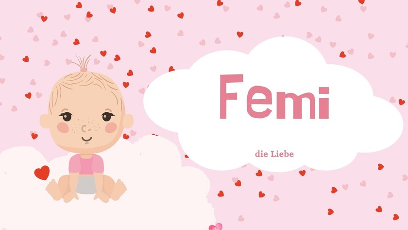 Babynamen mit der Bedeutung „Liebe": Femi