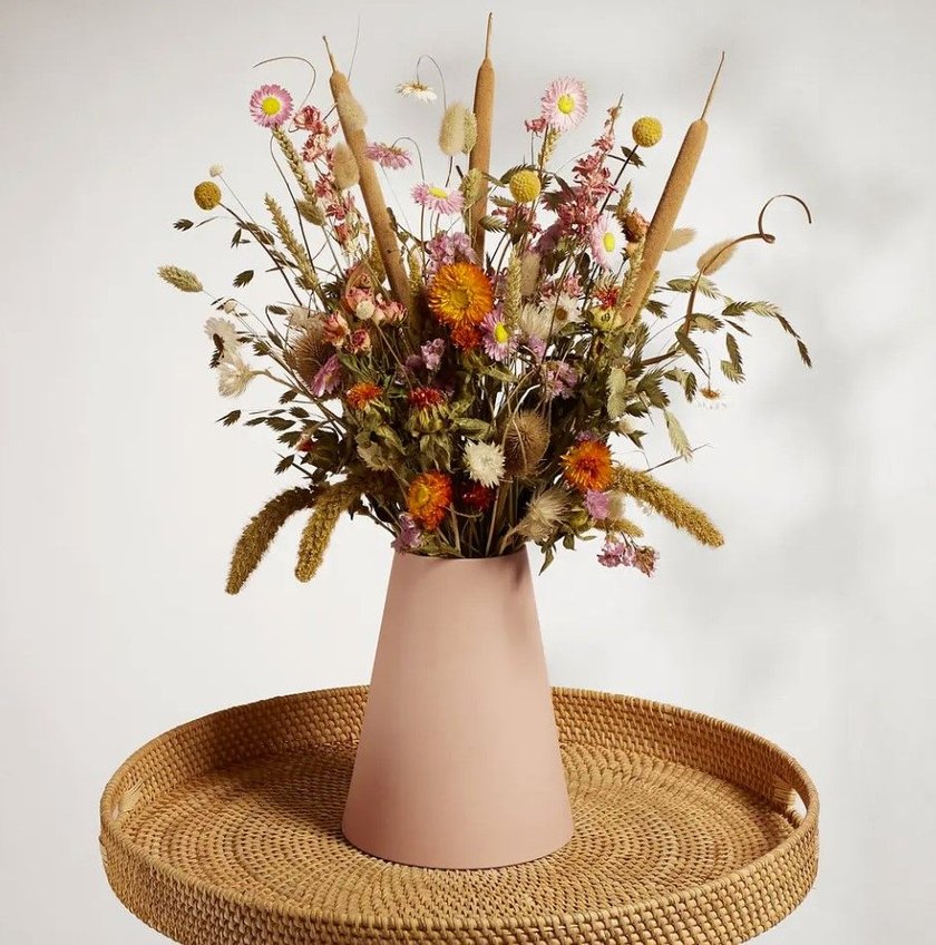 Ostergeschenke für die Eltern: Getrocknete Blumen