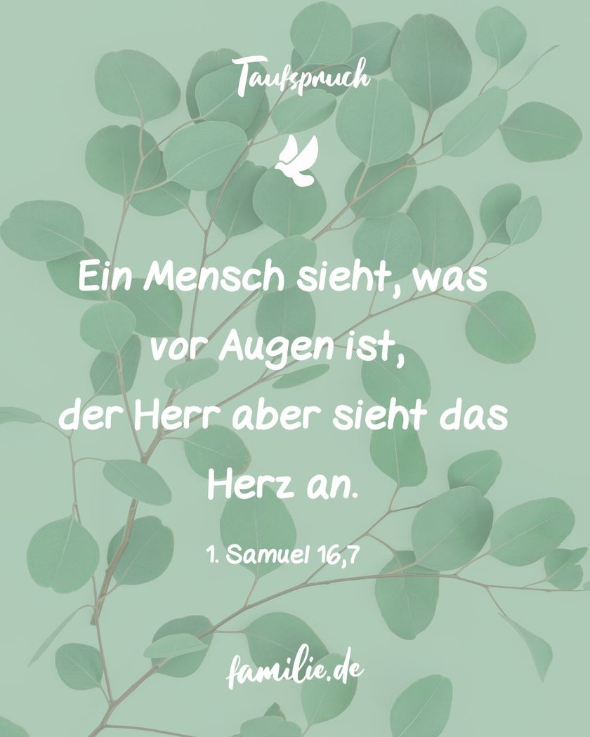 Taufspruch Herz