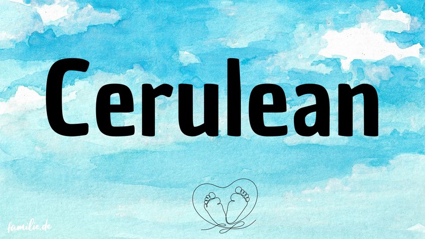 Jungennamen Farbe Blau - Cerulean