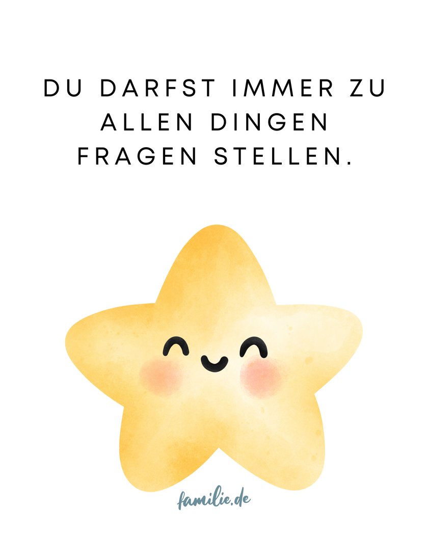 Affirmationen für starke Kinder - Fragen stellen