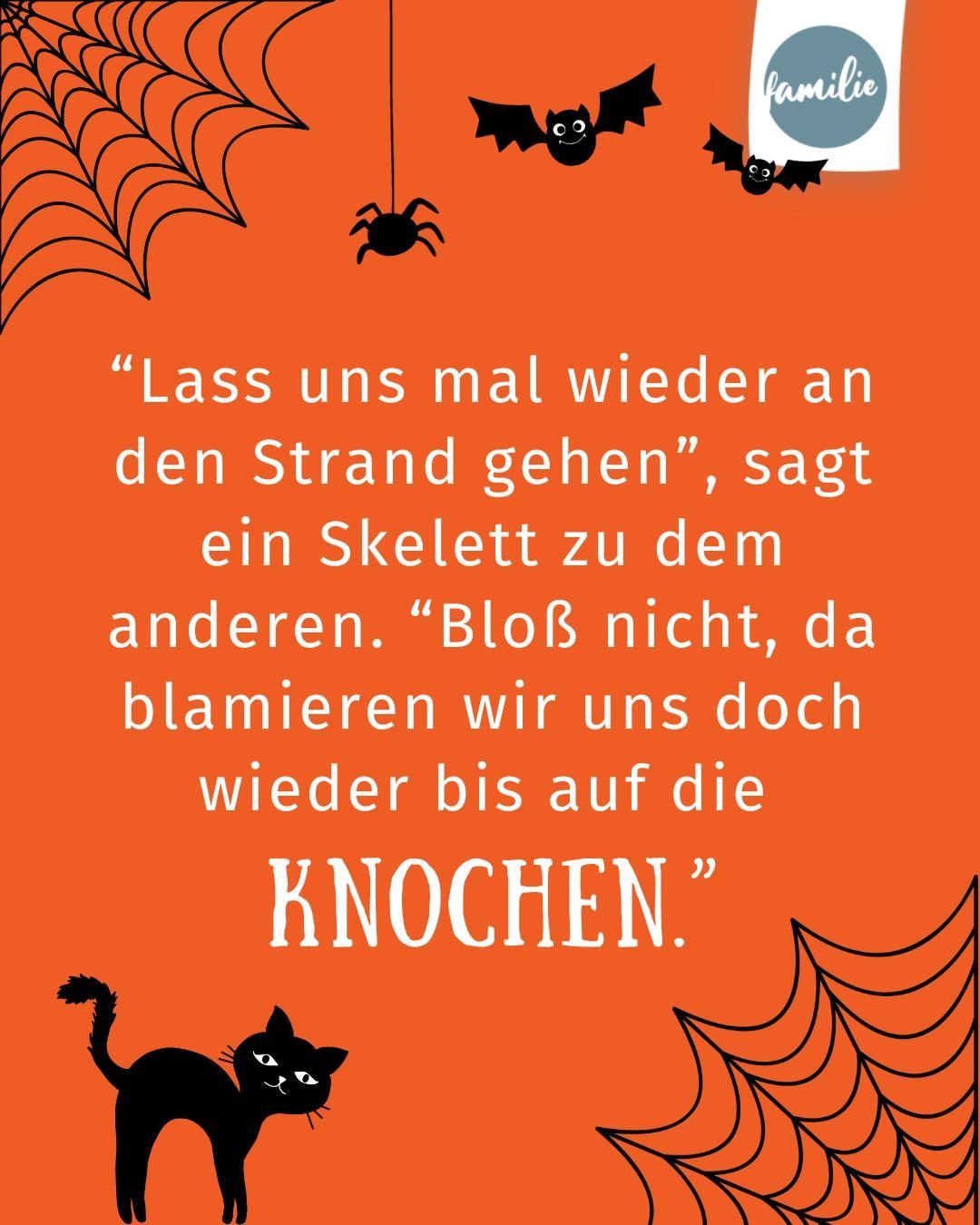 Die 21 lustigsten Halloween-Witze über Vampire, Skelette & Co