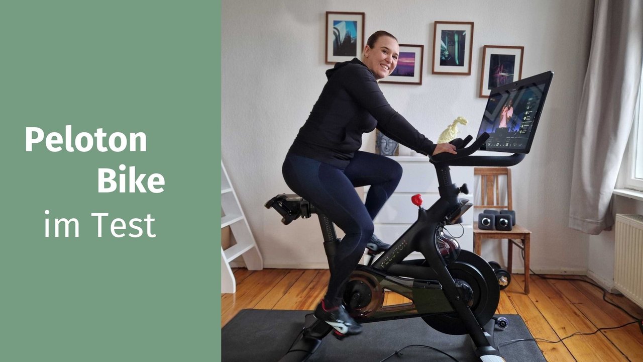 Peloton Bike im Test: Redakteurin Charoline Bauer hat das Fitness-Bike von Peloton getestet.