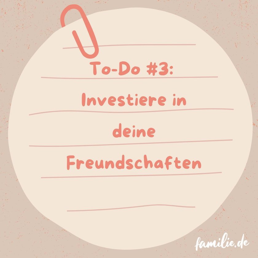Investiere in deine Freundschaften