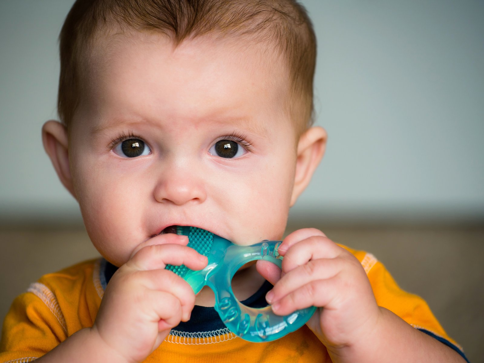 Bio-Beißring Beißring Naturkautschuk Zahnungshilfe Zahnen Babybeißring NEU! 