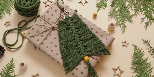 Kleine Weihnachtsgeschenke aus Makramee: 9 wunderbare DIY-Ideen, die ihr leicht hinkriegt