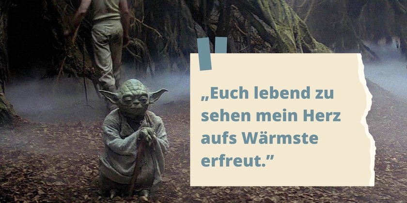 Meister Yoda Zitate mein Herz