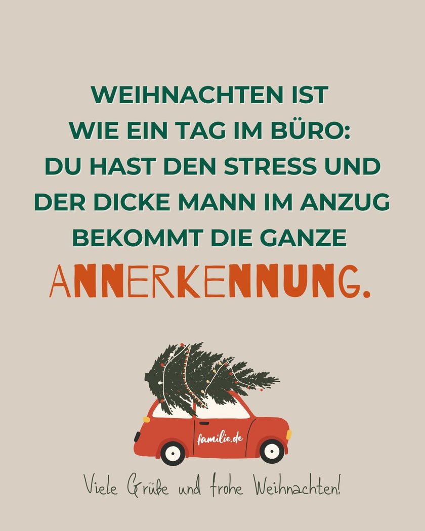 Lustige Sprüche zu Weihnachten