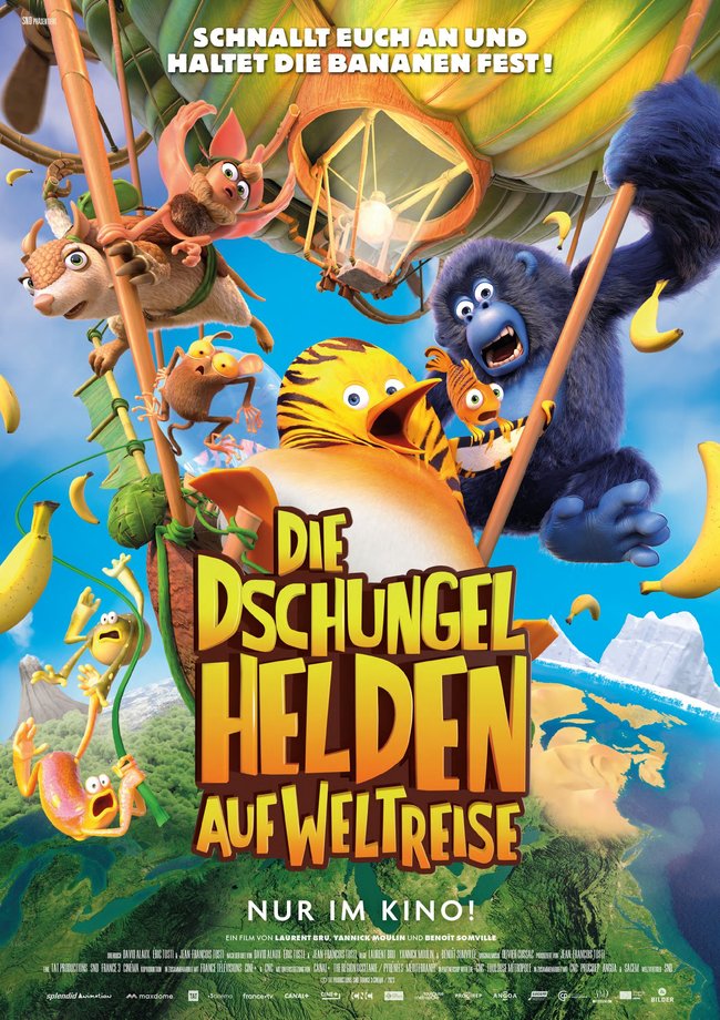 Film-Review "Die Dschungelhelden auf Weltreise": Film-Plakat