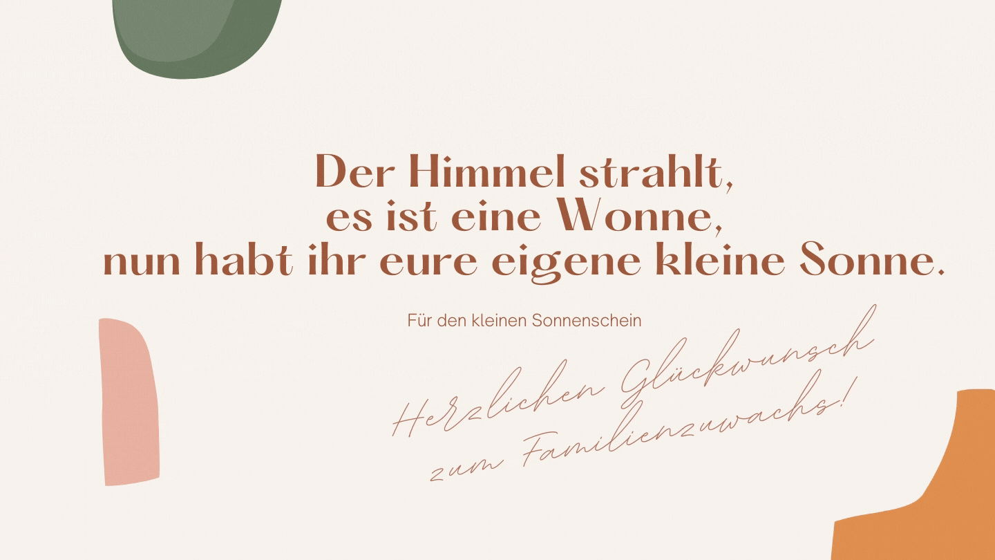 53 Glückwünsche zur Geburt, über die sich frischgebackene Eltern riesig