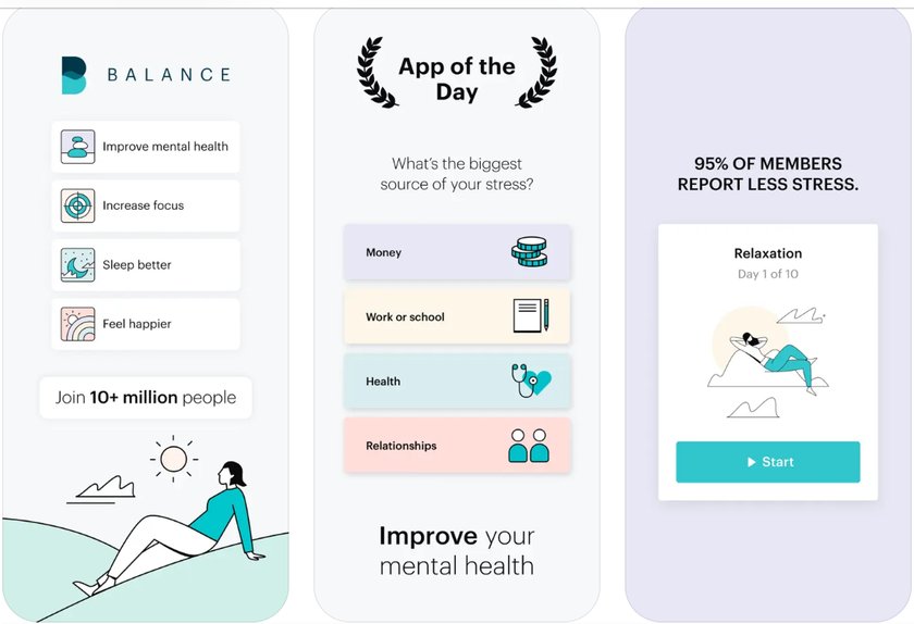 App für Eltern: Balance, die App für Meditation & besseren Schlaf