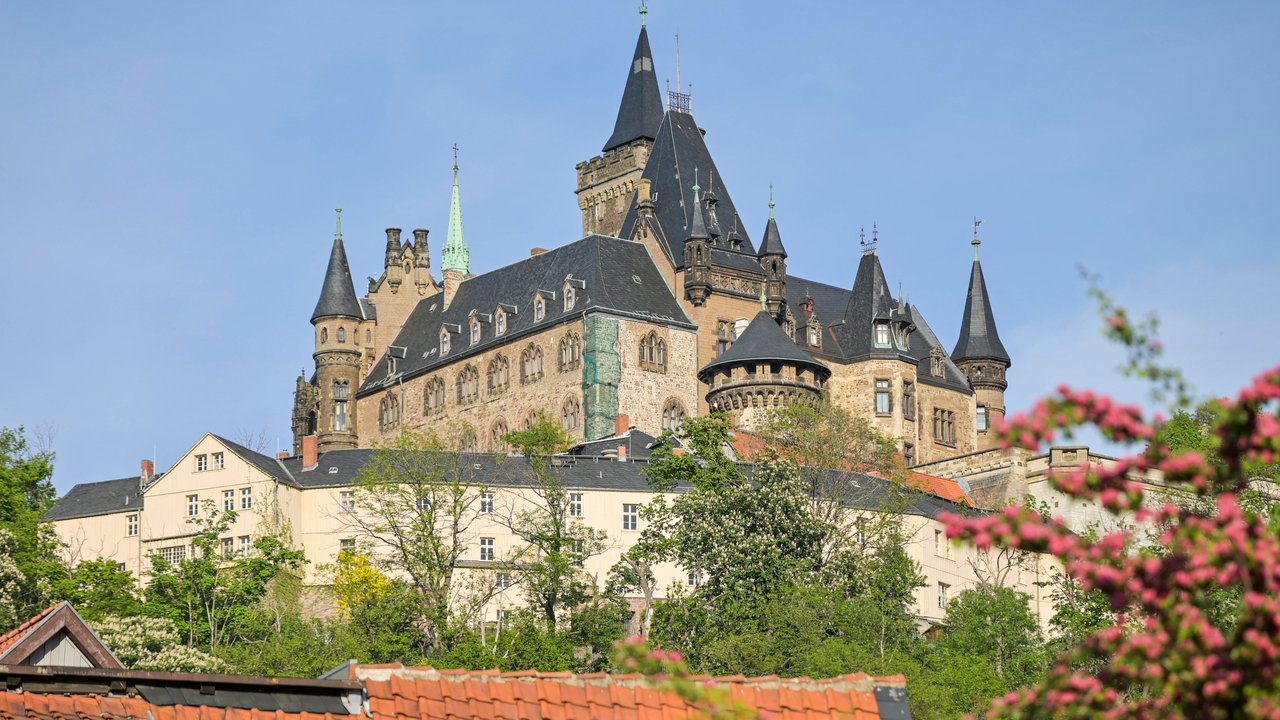 Das märchenhafte Schloss Wernigerode kannst du von innen und außen besichtigen.