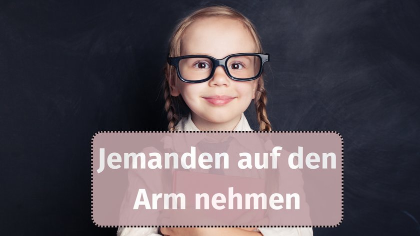 Jemanden auf den Arm nehmen