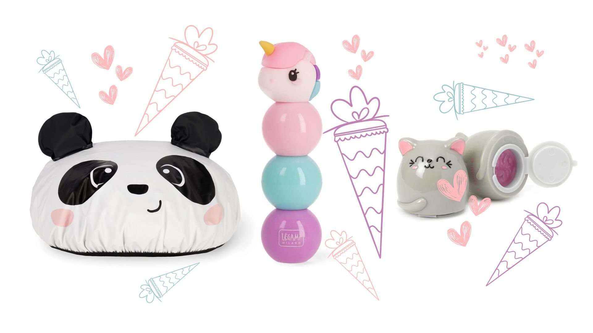 Einhorn-Textmarker & Duft-Radiergummi: Mit diesen 11 Legami-Geschenken macht ihr Erstklässlerinnen glücklich