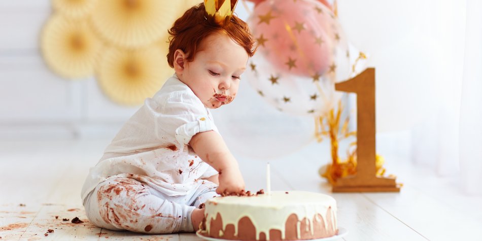 Kuchen fürs Baby: Auf die Menge kommt es an