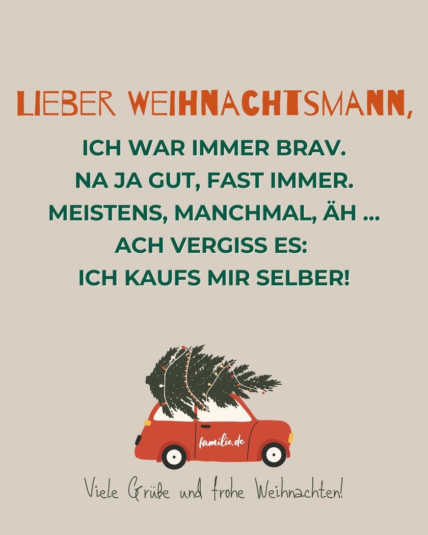 Lustige Sprüche zu Weihnachten