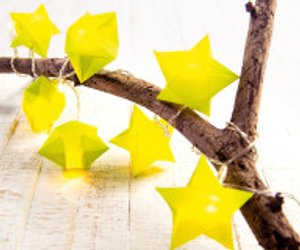 Weihnachtliche Lichterkette mit Sternen: Oh, du Funkelnde!