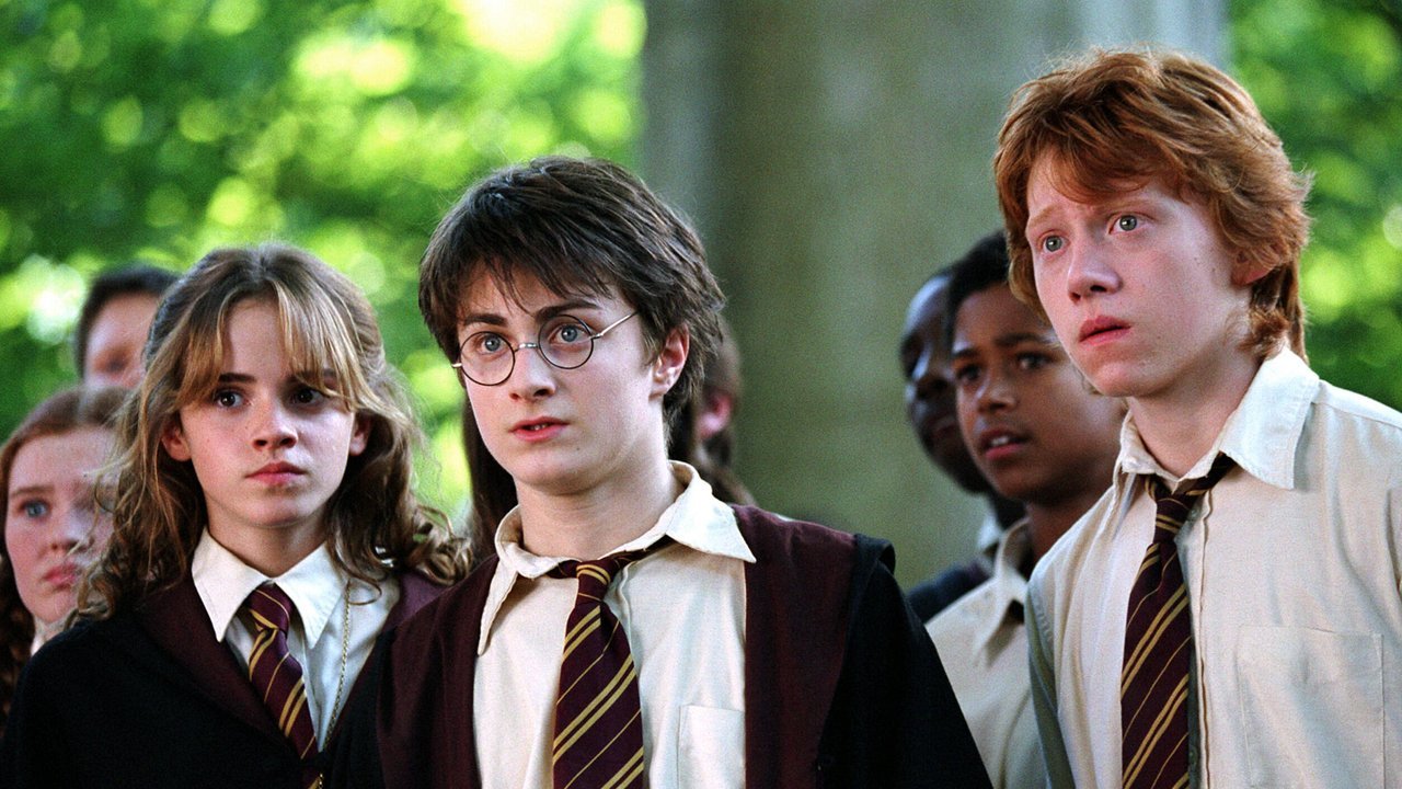 Beste Freunde: Hermine Granger, Harry Potter und Ron Weasley