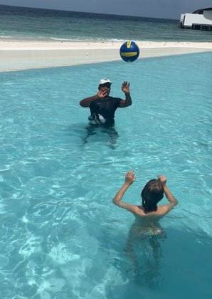 Malediven Wasserball