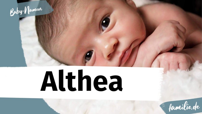 Der Name Althea entstand in der griechischen Antike.