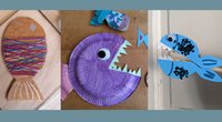 Fische basteln mit Kindern: 7 leichte DIY-Ideen