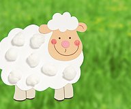 Echt Schaf: Fensterbilder für kleine Hände