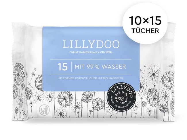 Feuchttücher-Test – Lillydoo Feuchttücher mit 99 % Wasser