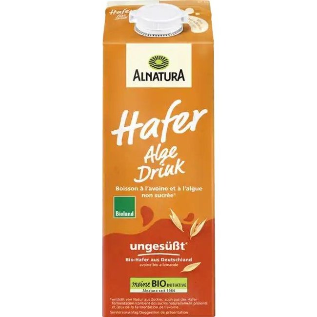 Hafermilch-Test - ﻿Alnatura Hafer Alge Drink Bioland