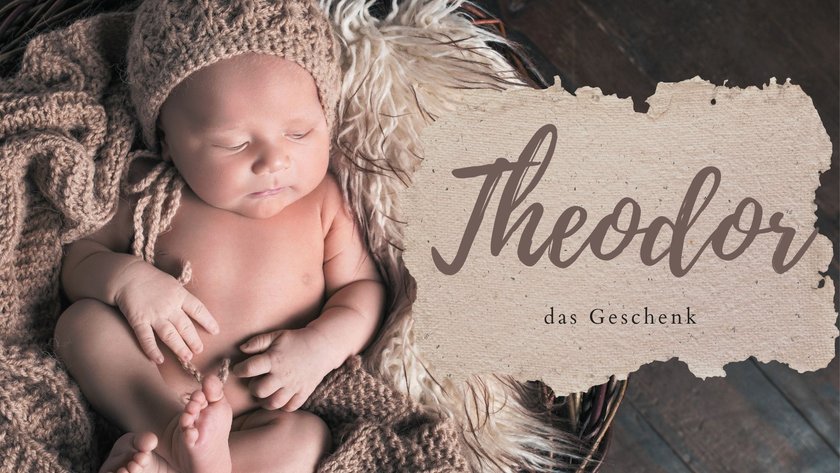 #22 Vintage Namen von damals, die heute wieder modern sind: Theodor