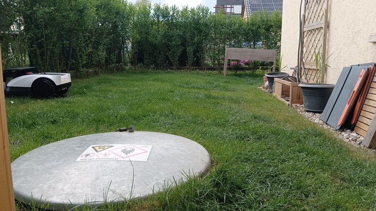 Ecovacs Goat 0500 Rasen vor dem Mähen