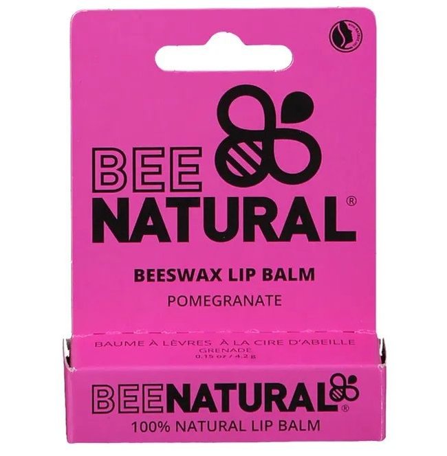 Lippenpflege-Test - Bee Natural Beeswax Lip Balm Pomegranate