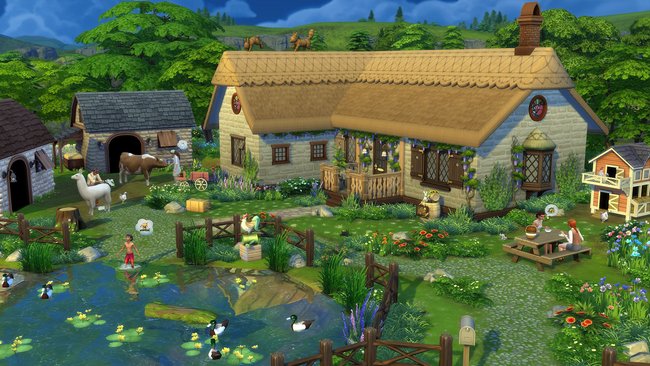 Sims 4 Landhaus-Leben