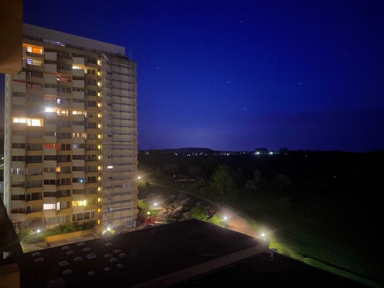 Harz mit Kinder : Bei Nacht sahen die Plattenbauten, in denen unsere Ferienwohnung lag, schon viel schöner aus.