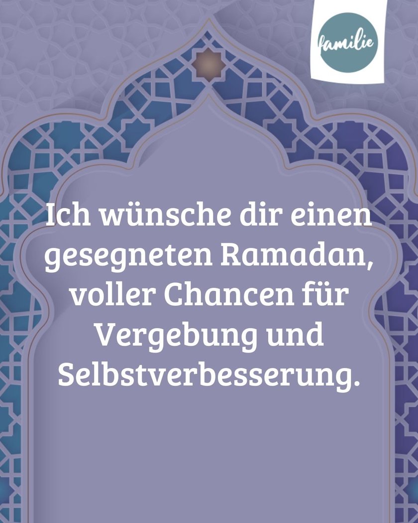 Ramadan Wünsche zum Verschicken an Freunde und Familie