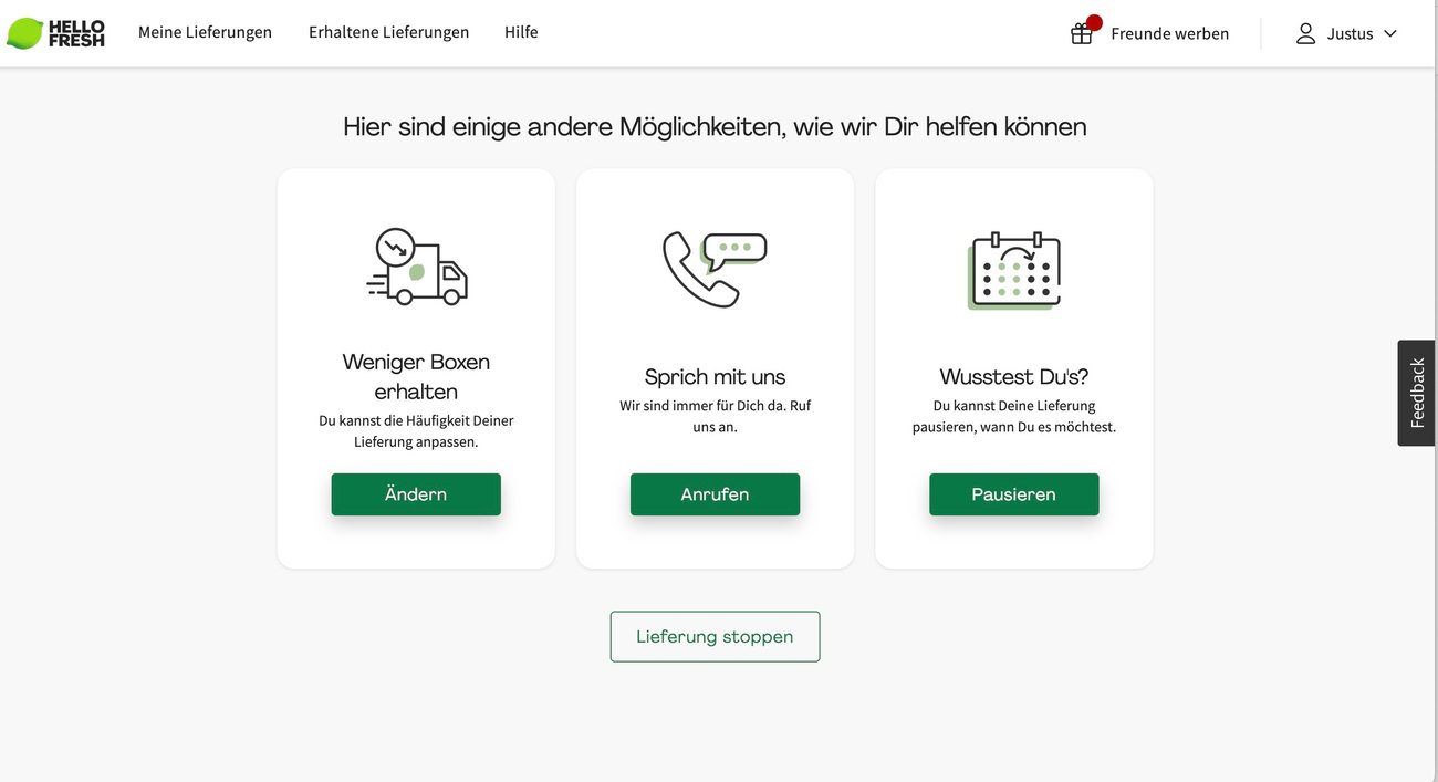 HelloFresh kündigen So beendest du dein FoodboxAbo
