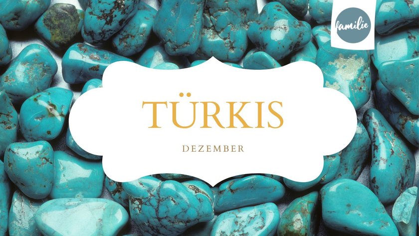 Geburtssteine: Dezember Türkis