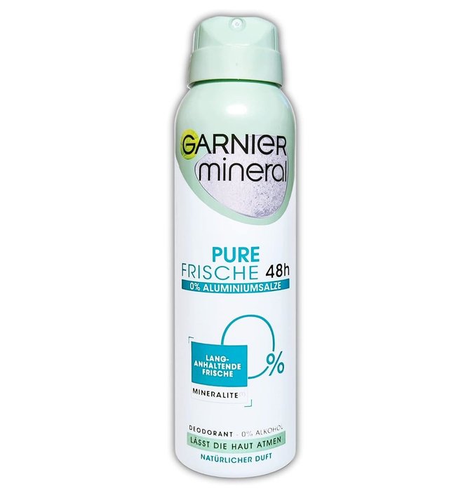Deo-Test - Garnier Mineral Deo Spray Pure Frische