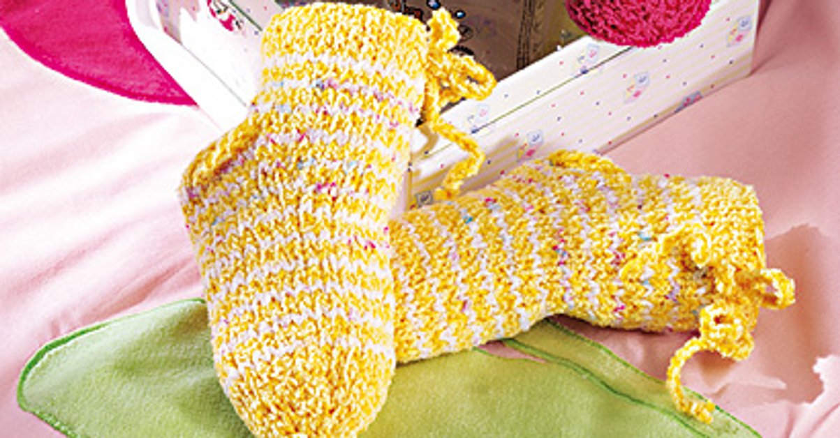 Geringelte Babysocken Stricken Anleitung Familie De